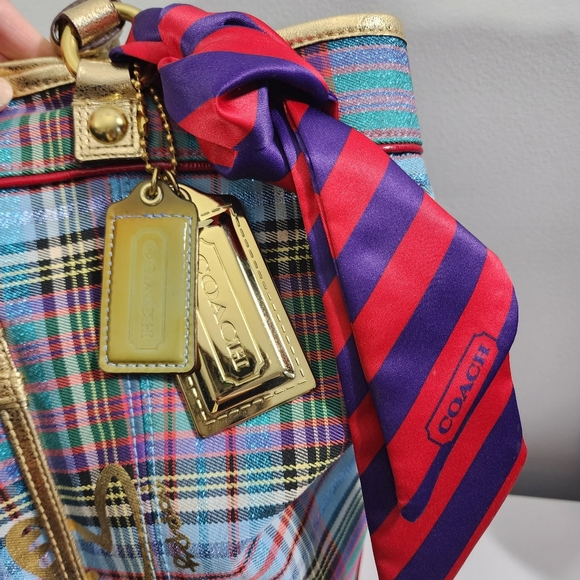 Coach Rare Vintage Poppy Tote - Picture 4 of 16